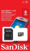Cartão de Memoria 8 GB Micro Sd + Adaptador.